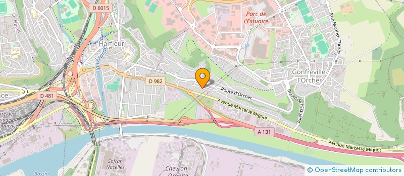 localisation de l'entreprise LES AVENTURIERS DU JEU  GONFREVILLE-L'ORCHER