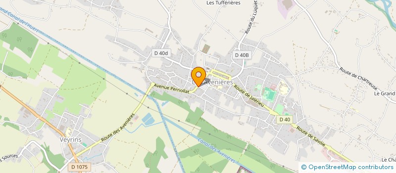 localisation de l'entreprise LES AVEYRINADES à LES AVENIERES VEYRINS-THUELLIN