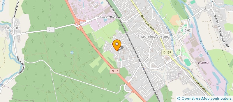 localisation de l'entreprise LES AVIEROISES  THAON-LES-VOSGES