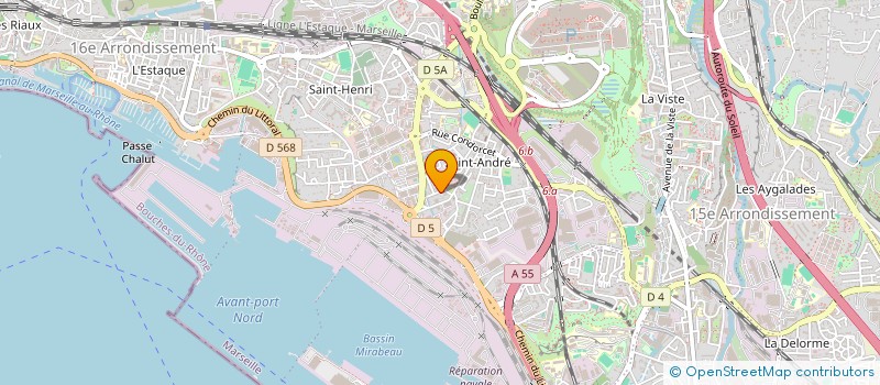 localisation de l'entreprise LES AVINTURIERS à MARSEILLE