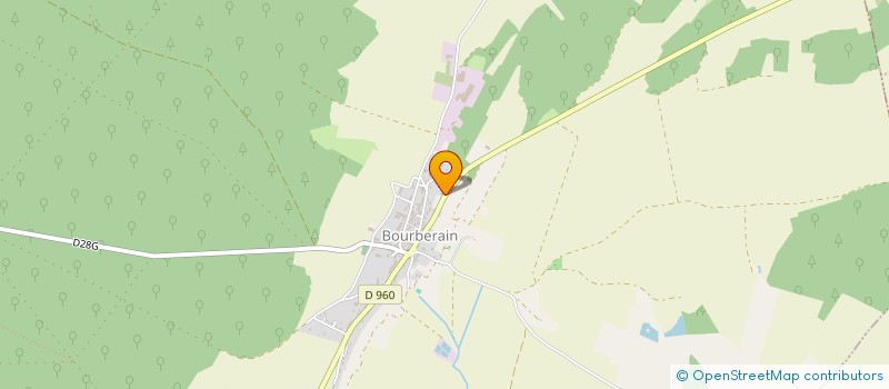 localisation de l'entreprise LES AVIVES DE COTE D'OR  BOURBERAIN