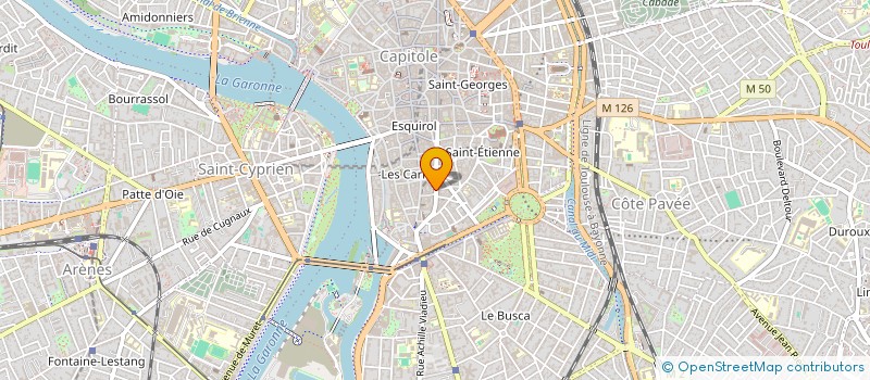 localisation de l'entreprise LES AVOCATS DU 17 à TOULOUSE