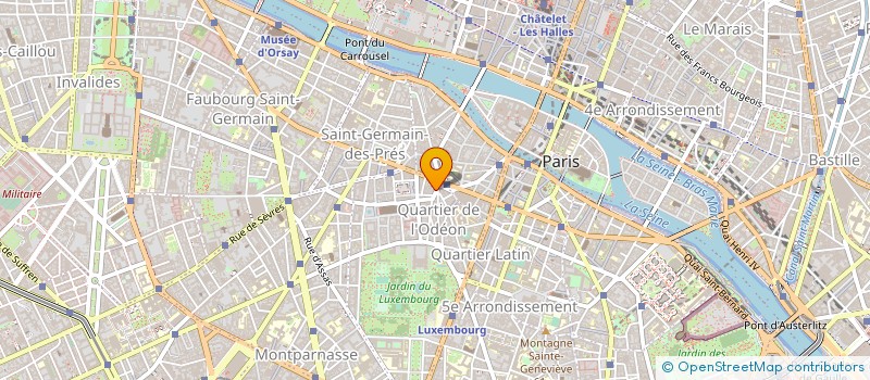 localisation de l'entreprise LES AVOCATS DU 4 CARREFOUR DE L'ODEON  PARIS