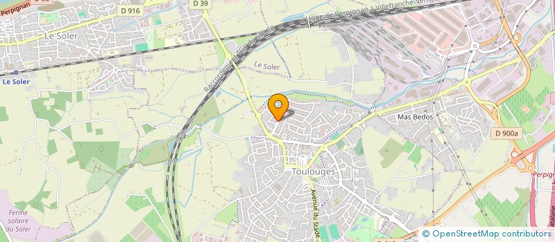 localisation de l'entreprise LES AXURITS DU VOLANT à TOULOUGES