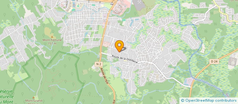 localisation de l'entreprise LES AZURITES à MATOURY