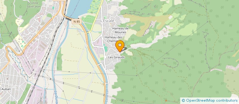 localisation de l'entreprise LES B G DU JABRON  L'ESCALE