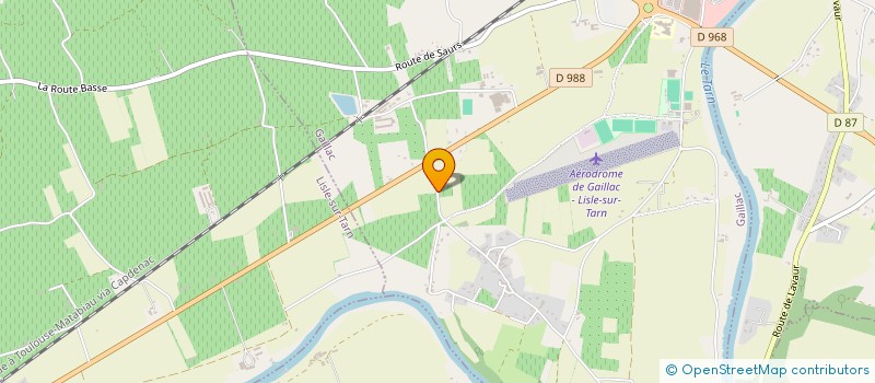 localisation de l'entreprise LES B'S à GAILLAC