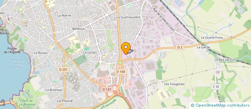 localisation de l'entreprise LES BABAS DE SAINT-MALO  SAINT-MALO