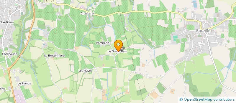 localisation de l'entreprise LES BABINS à OREE-D'ANJOU