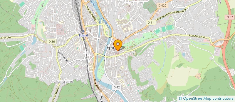 localisation de l'entreprise LES BABOUCHES à EPINAL