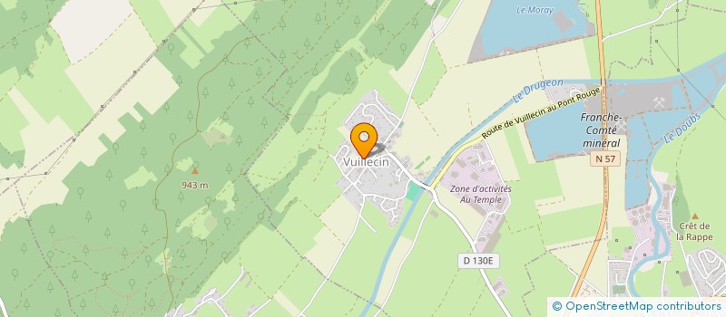 localisation de l'entreprise LES BABOUNETS  VUILLECIN