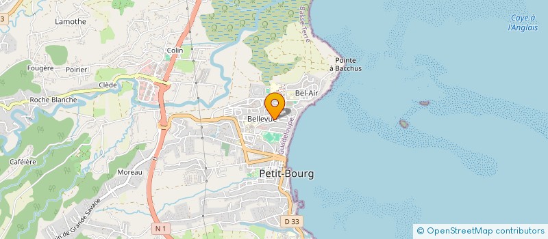 localisation de l'entreprise LES BABY'S CHOU à PETIT-BOURG