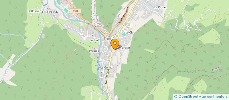 localisation de l'entreprise LES BABYCHOUS à THONES