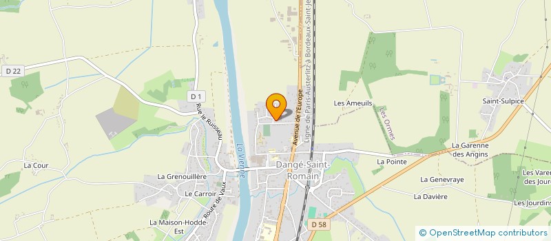 localisation de l'entreprise LES BABYCHOUX à DANGE-SAINT-ROMAIN