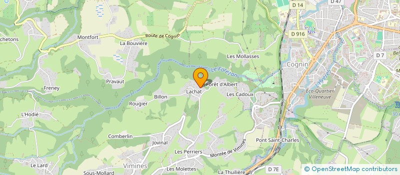 localisation de l'entreprise LES BACHET  VIMINES