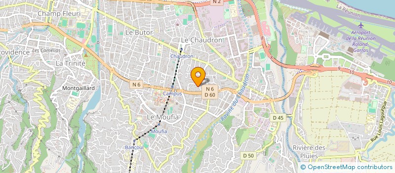localisation de l'entreprise LES BADAMIERS à SAINT-DENIS