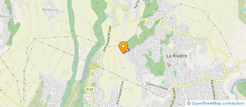 localisation de l'entreprise LES BADAMIERS  SAINT-LOUIS