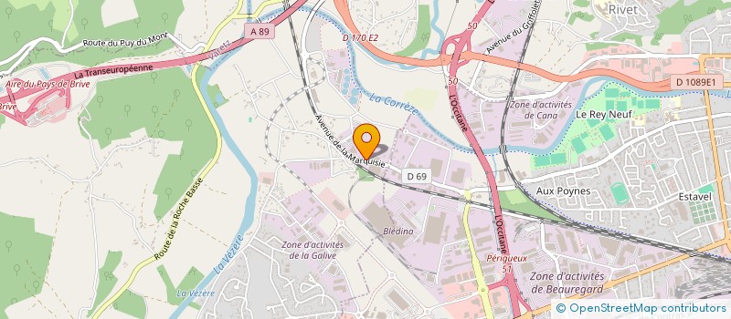 localisation de l'entreprise LES BADOQUES  SAINT-PANTALEON-DE-LARCHE