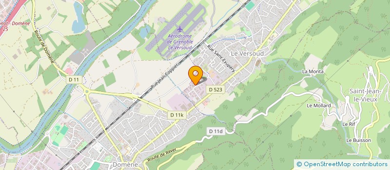 localisation de l'entreprise LES BAHAMAS  LE VERSOUD