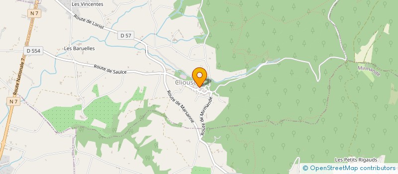 localisation de l'entreprise LES BAIES D'HAEGEMAN à SAN-GAVINO-DI-CARBINI