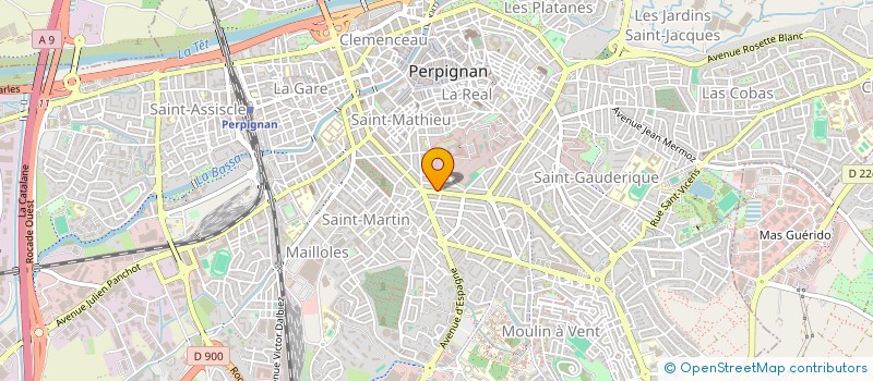 localisation de l'entreprise LES BAIES DU ROUSSILLON à PERPIGNAN
