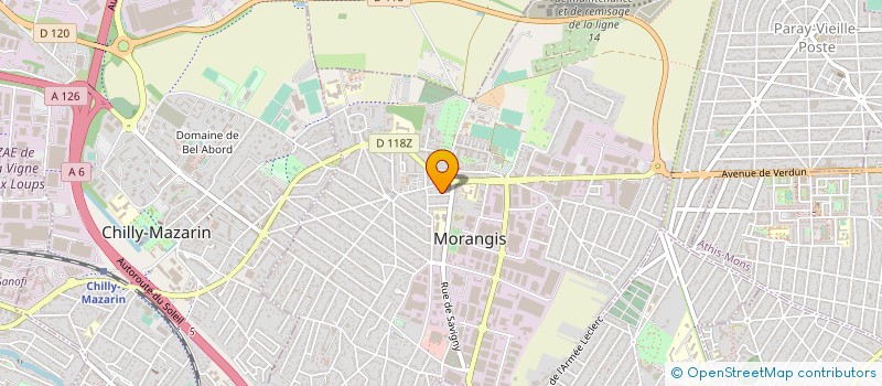 localisation de l'entreprise LES BAIGNEUSES à MORANGIS