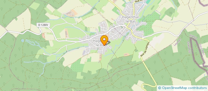 localisation de l'entreprise LES BAINS  HAGENTHAL-LE-HAUT