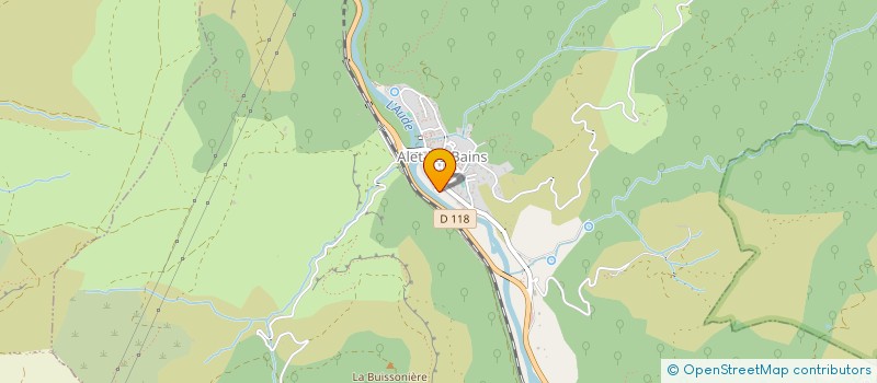 localisation de l'entreprise LES BAINS D'ALET  ALET-LES-BAINS
