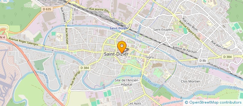 localisation de l'entreprise LES BAINS D'ALMA à SAINT-DIZIER