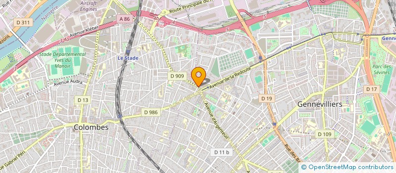 localisation de l'entreprise LES BAINS D'ASNIERES à ASNIERES-SUR-SEINE