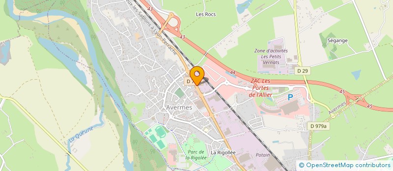 localisation de l'entreprise LES BAINS D'OCEANE à AVERMES