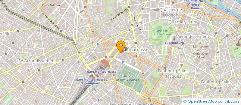 localisation de l'entreprise LES BAINS D'ODESSA - RIVE GAUCHE à PARIS