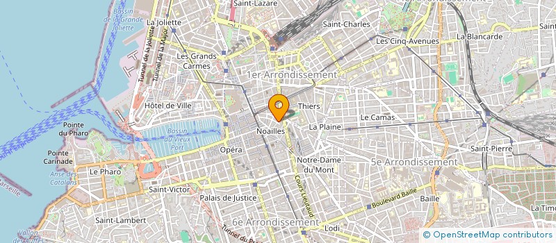 localisation de l'entreprise LES BAINS D'OR à MARSEILLE