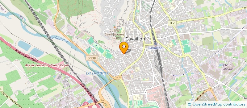 localisation de l'entreprise LES BAINS D'ORAN  CAVAILLON