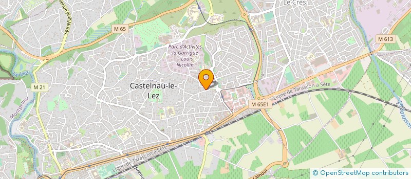 localisation de l'entreprise LES BAINS D'ORIENT à CASTELNAU-LE-LEZ