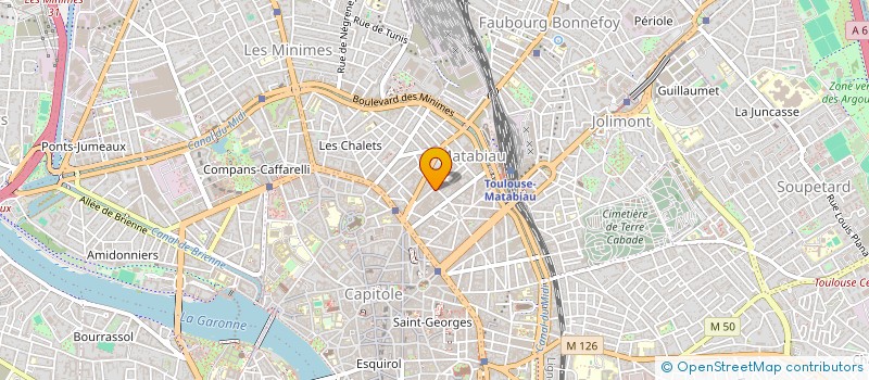localisation de l'entreprise LES BAINS DU CAGIRE à TOULOUSE