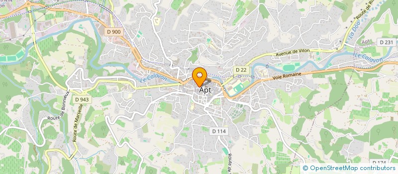 localisation de l'entreprise LES BAINS ROMAINS  APT