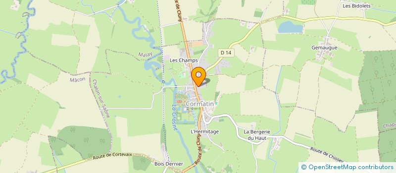 localisation de l'entreprise LES BALADES D'ESTELLE  CORMATIN