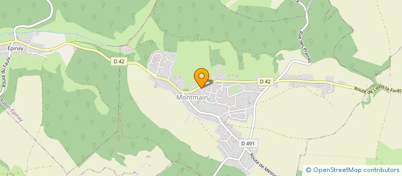 localisation de l'entreprise LES BALADES MANEMONTAISES (BM)  MONTMAIN