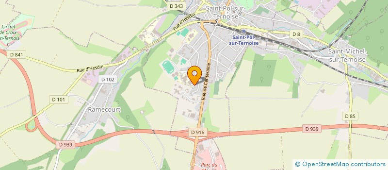 localisation de l'entreprise LES BALADEUX DE ST PO à SAINT-POL-SUR-TERNOISE