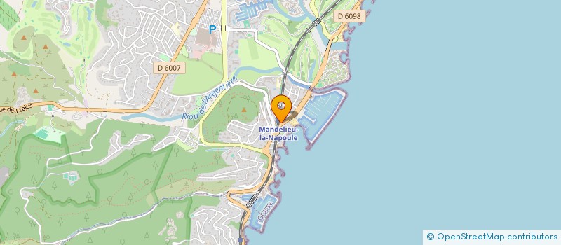 localisation de l'entreprise LES BALADINS à MANDELIEU-LA-NAPOULE