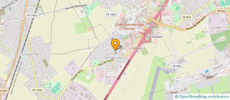 localisation de l'entreprise LES BALADINS  VENDEVILLE