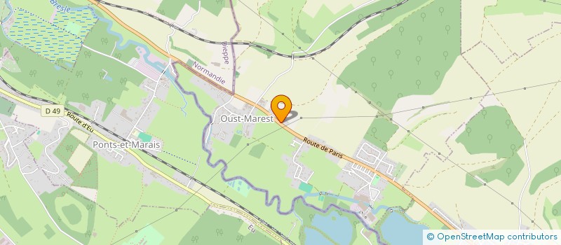 localisation de l'entreprise LES BALADINS  OUST-MAREST