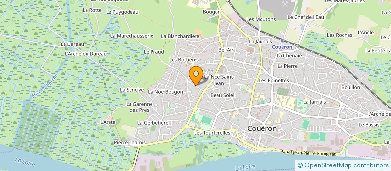 localisation de l'entreprise LES BALADINS DE POCHE à COUERON