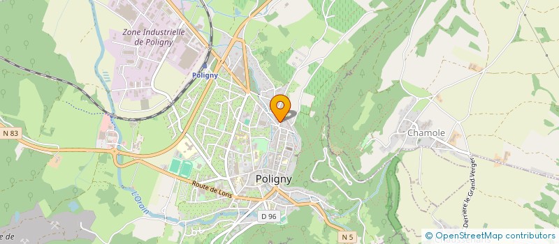 localisation de l'entreprise LES BALADINS DU BATHONIEN à POLIGNY