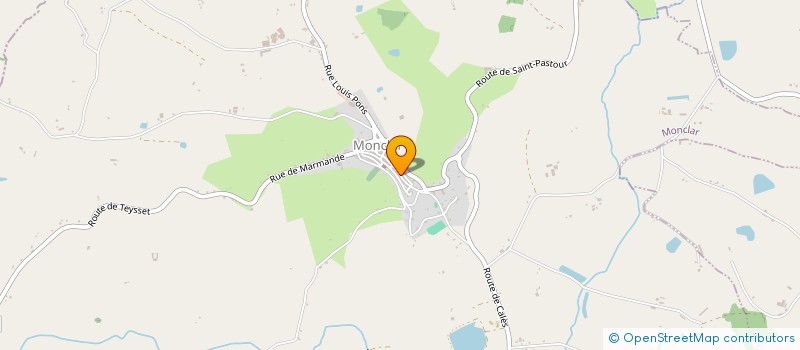 localisation de l'entreprise LES BALADINS-EN-AGENAIS  MONCLAR