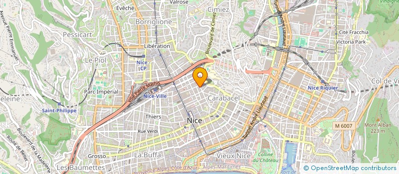 localisation de l'entreprise LES BALCONNETS  BULZOMI  NICE