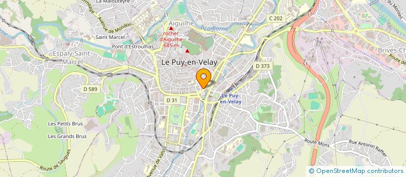 localisation de l'entreprise LES BALCONNIERES  LE PUY-EN-VELAY