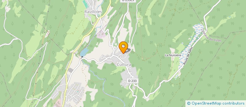 localisation de l'entreprise LES BALCONS DE CUTTURA  COTEAUX DU LIZON