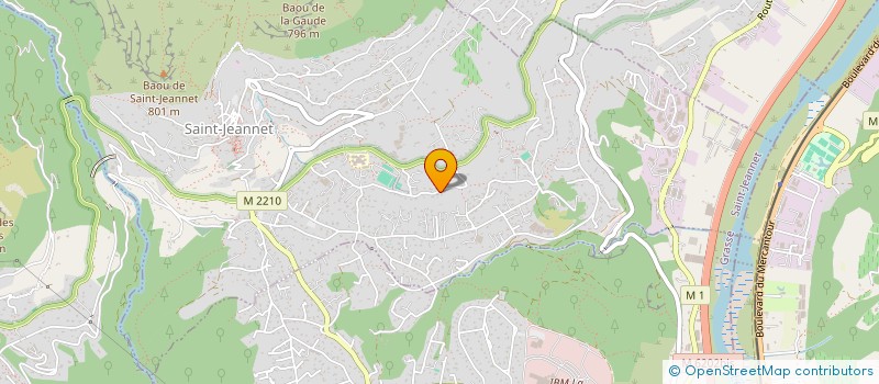 localisation de l'entreprise LES BALCONS DE FLORIAN  SAINT-JEANNET